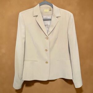 Caslon Beige Tan Lined Suit Jacket